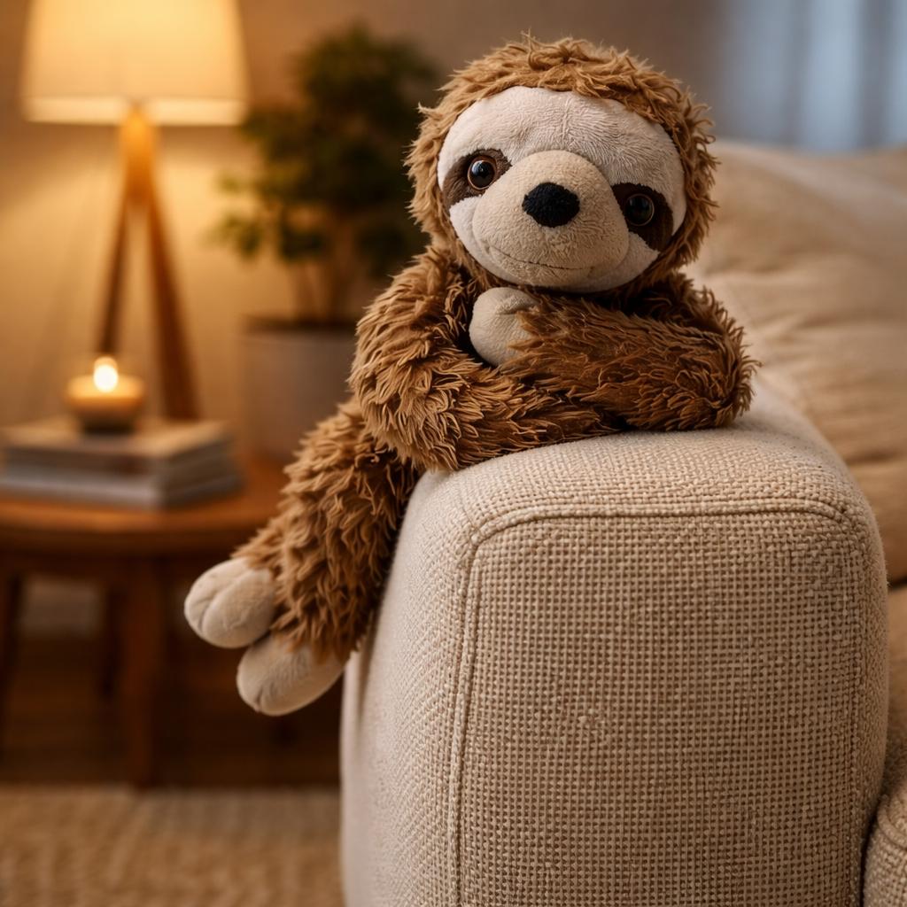 Lenochod Sid, šlehané tělové bambucká másla, hand made 